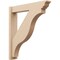Ekena Millwork 6-in W x 32-in D x 36-in H Funston Trad Rough Cedar Woodgrain TimberThane Outlooker, Primed Tan OUTUR060X32X36FST04RCPR - alternate 1